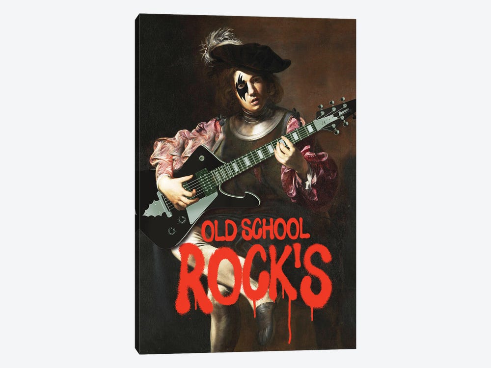 Old School Rocks by 2Toastdesign 1-piece Art Print