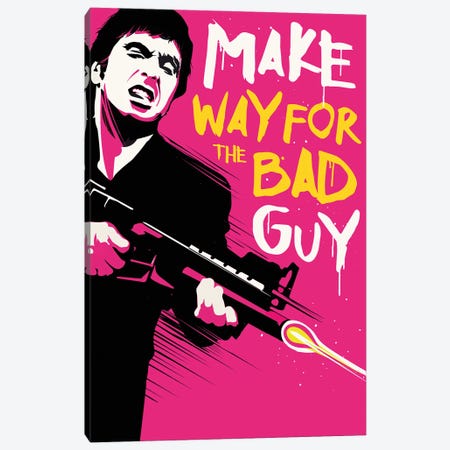 Make Way For The Bad Guy Canvas Print #NOJ187} by 2Toastdesign Canvas Art