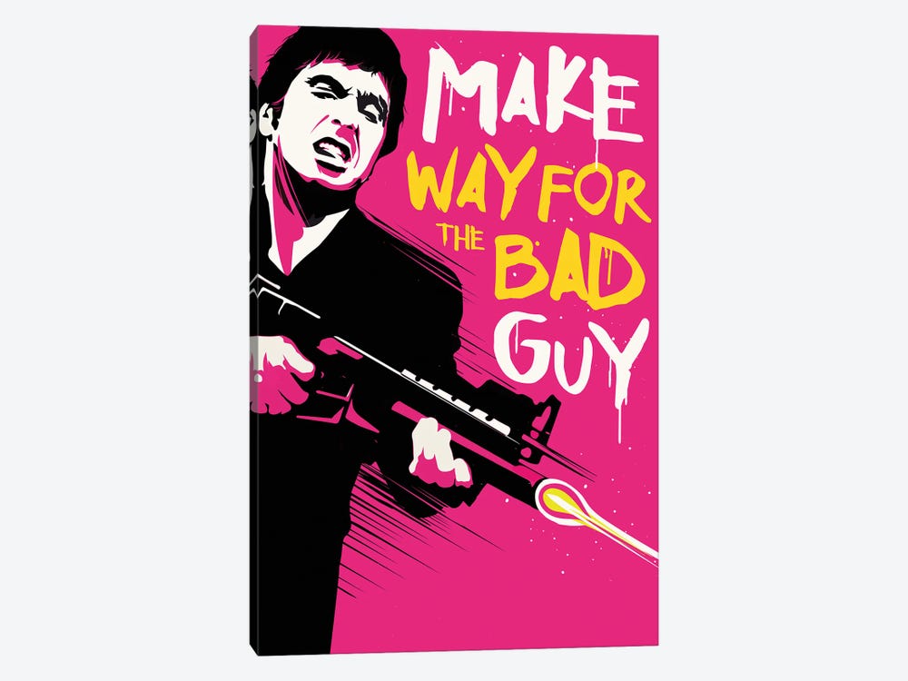 Make Way For The Bad Guy by 2Toastdesign 1-piece Canvas Artwork