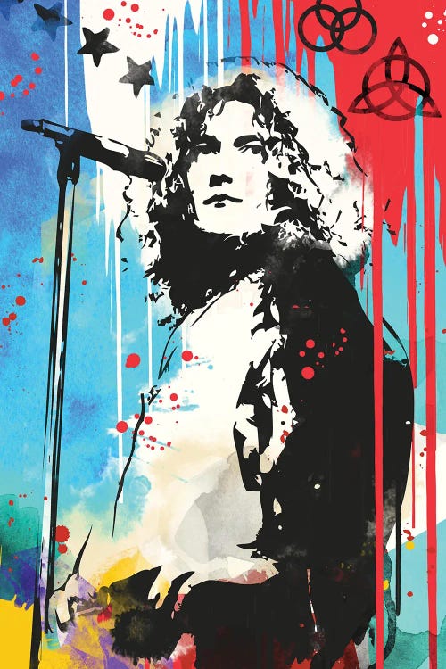 Robert Plant Pop Art