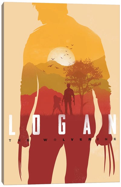 Logan Canvas Art Print - Comic Book Character Art