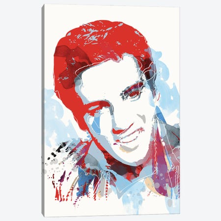 King Elvis Canvas Print #NOJ195} by 2Toastdesign Art Print