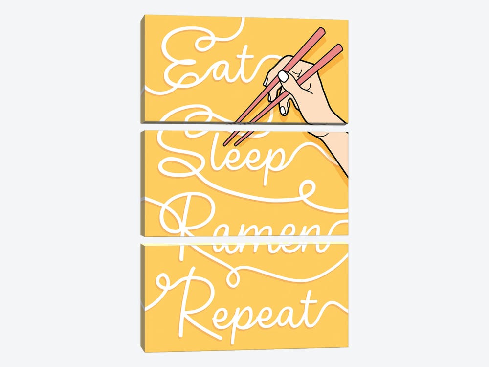 Eat Ramen by 2Toastdesign 3-piece Art Print