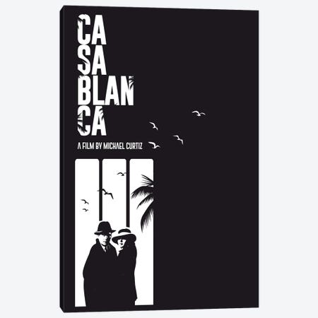Casablanca Movie Art Canvas Print #NOJ19} by 2Toastdesign Canvas Art Print