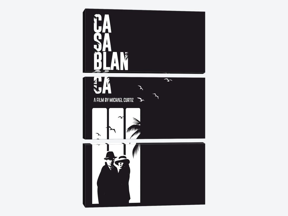 Casablanca Movie Art by 2Toastdesign 3-piece Canvas Wall Art