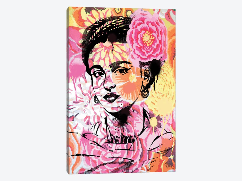 Floral Frida by 2Toastdesign 1-piece Canvas Art Print