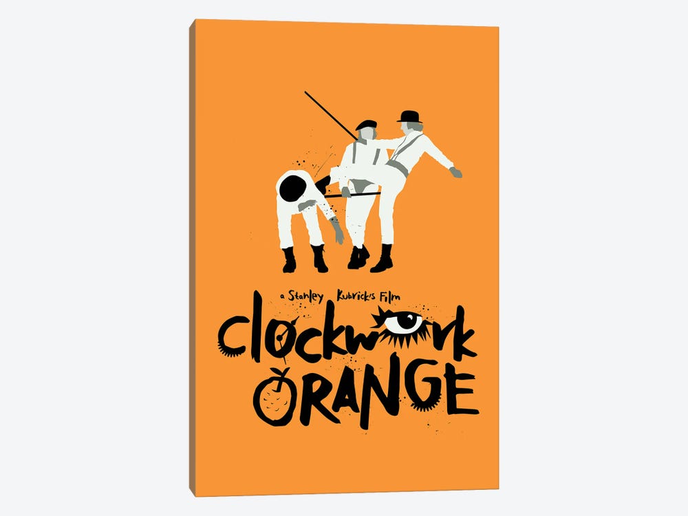A Clockwork Orange Movie Art by 2Toastdesign 1-piece Canvas Artwork