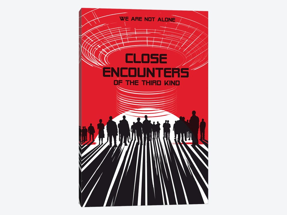 Close Encounters Of The Third Kind Movie Art by 2Toastdesign 1-piece Canvas Art Print