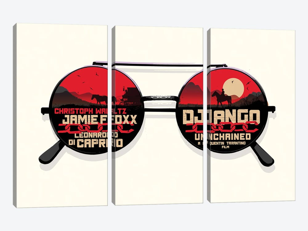 Django Movie Art by 2Toastdesign 3-piece Canvas Art