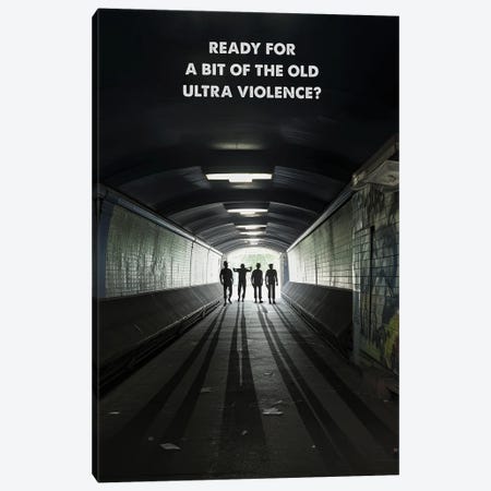 Ready For Ultra Violence Canvas Print #NOJ255} by 2Toastdesign Canvas Art