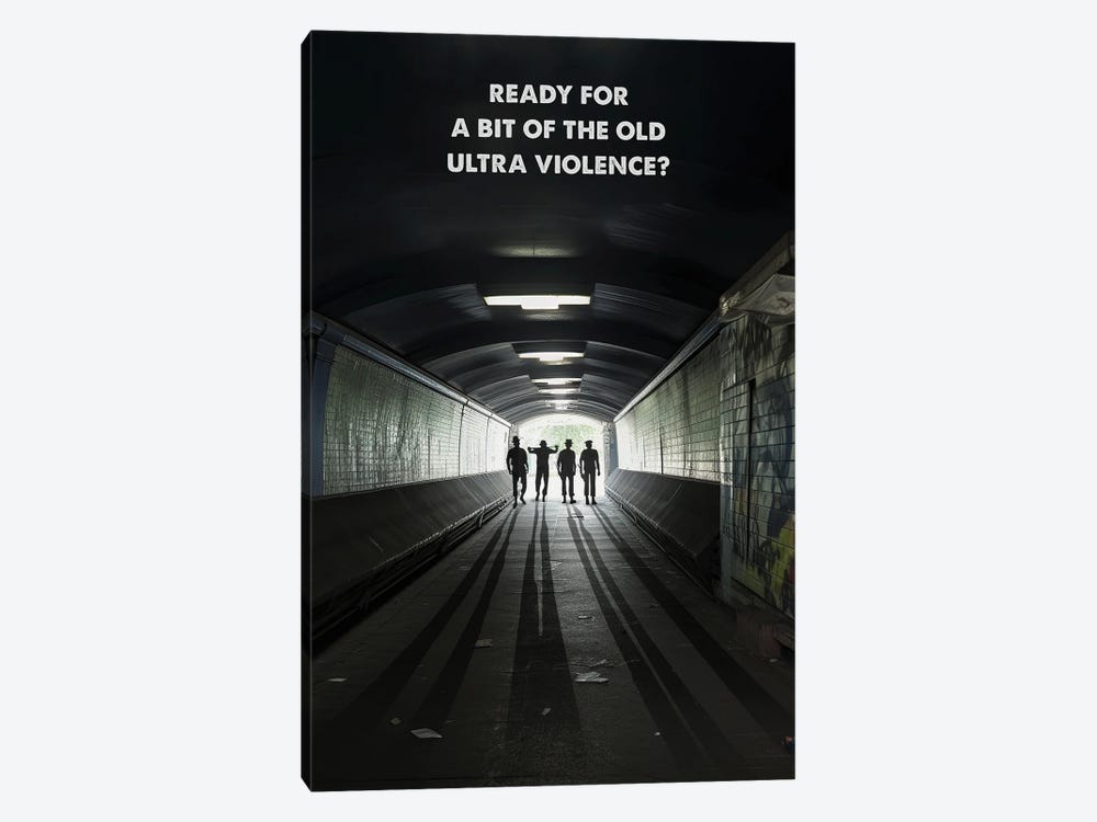 Ready For Ultra Violence by 2Toastdesign 1-piece Canvas Art Print