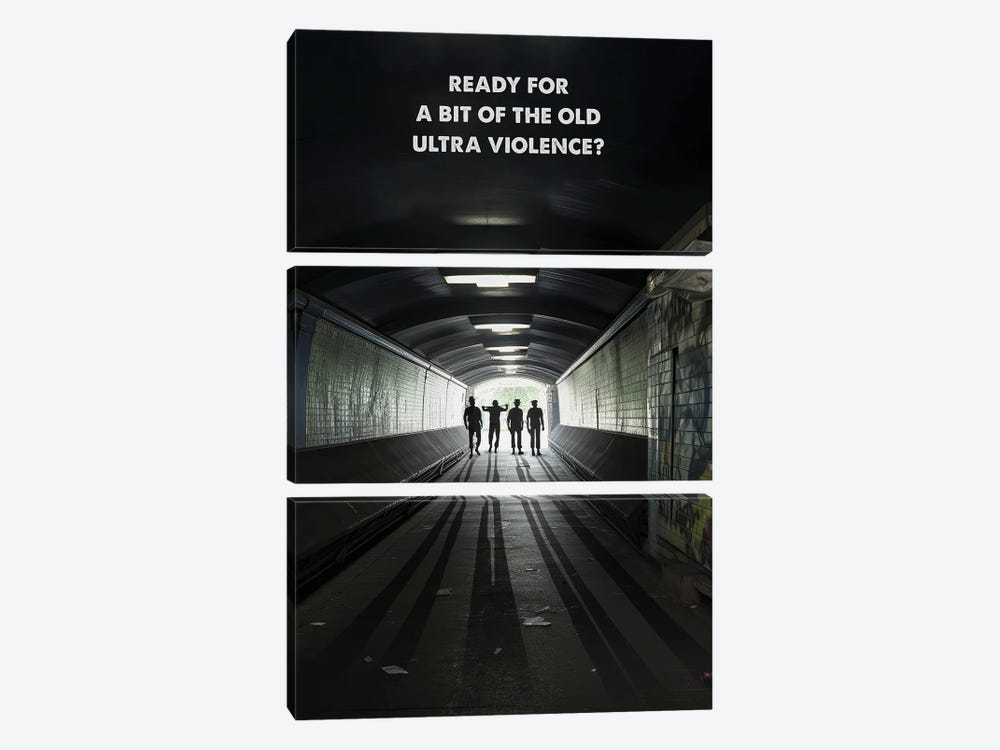 Ready For Ultra Violence by 2Toastdesign 3-piece Canvas Print