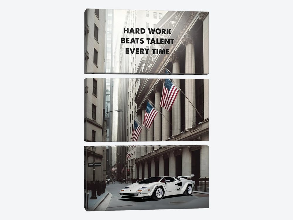 The Wolf of Wall Street by 2Toastdesign 3-piece Canvas Print