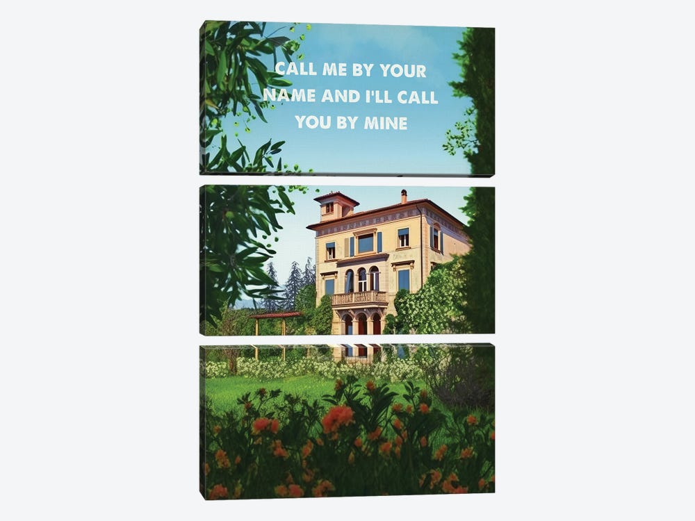 Call Me By Your Name by 2Toastdesign 3-piece Canvas Wall Art