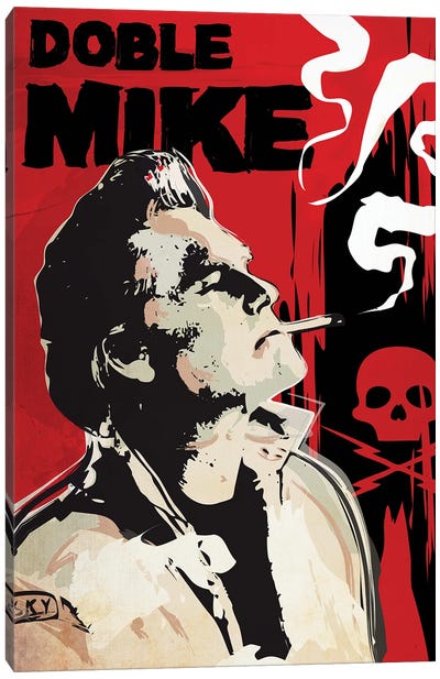 Doble Mike Death Proof Movie Art Canvas Art Print - 2Toastdesign