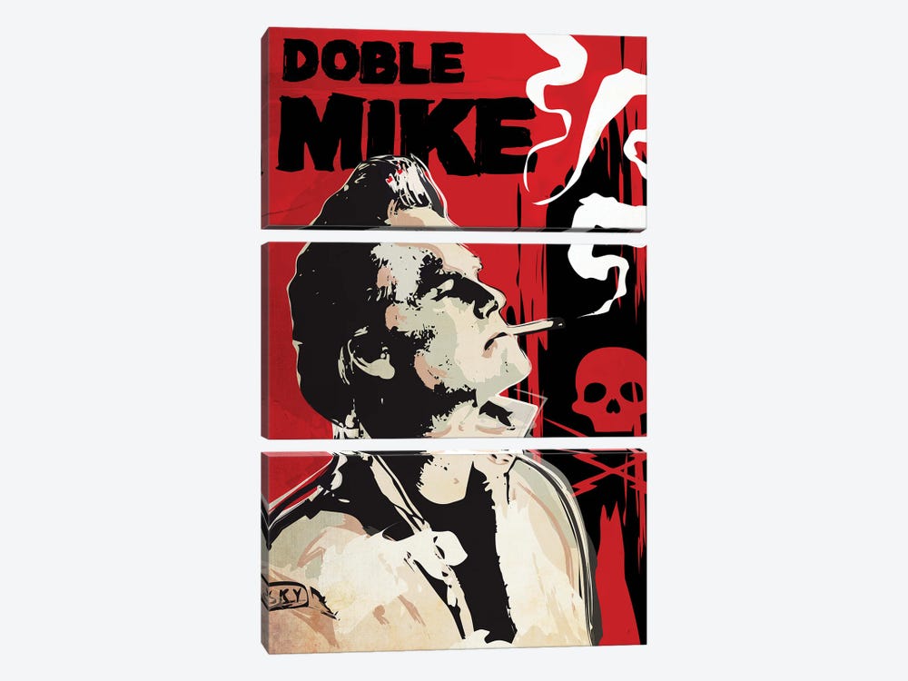 Doble Mike Death Proof Movie Art by 2Toastdesign 3-piece Canvas Art Print