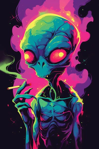 Aliens: Psychedelic Alien by 2Toastdesign