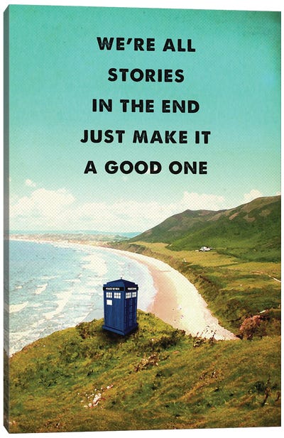 Doctor Who Travel Movie Art Canvas Art Print - Dr. Who