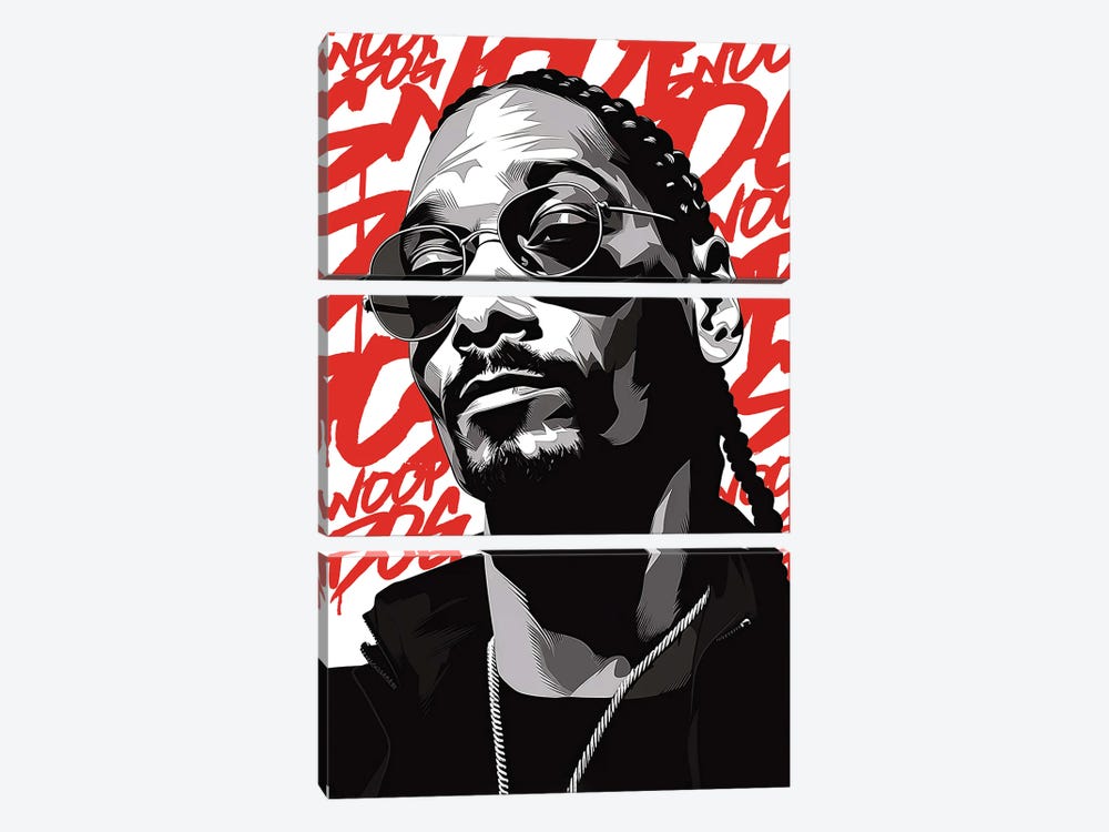 Snoop by 2Toastdesign 3-piece Canvas Wall Art