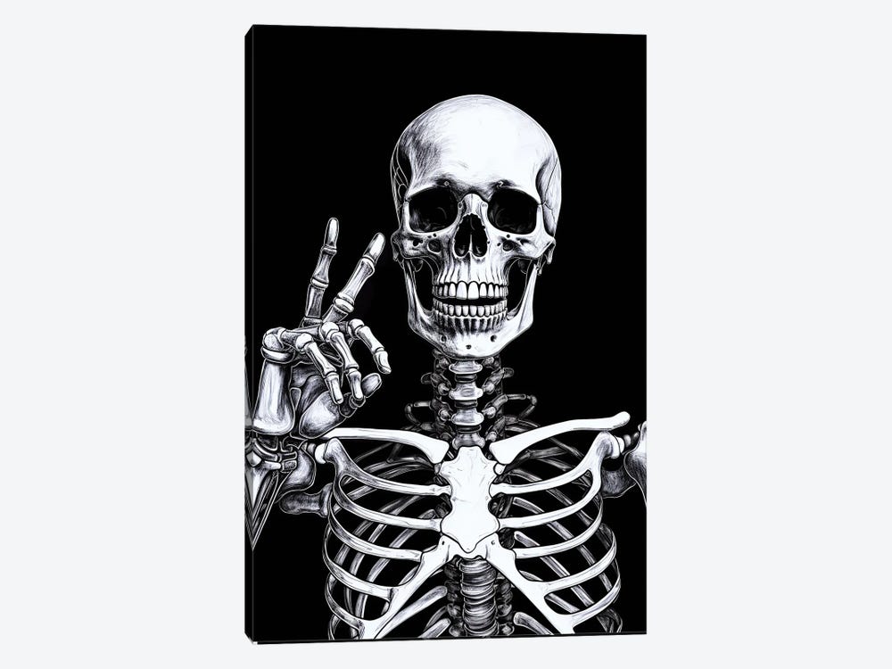 Skull Victory by 2Toastdesign 1-piece Canvas Print