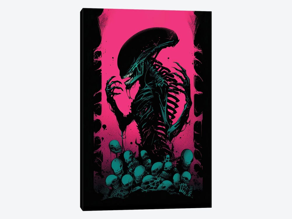 Sketch Alien by 2Toastdesign 1-piece Art Print