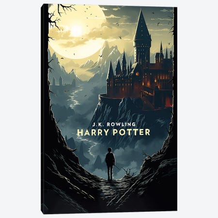 Harry In Hogwarts Canvas Print #NOJ282} by 2Toastdesign Canvas Art
