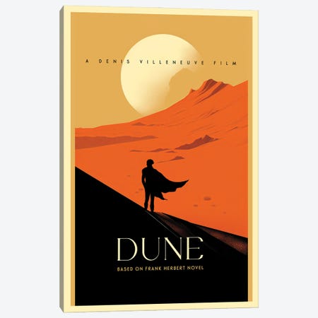 Paul Of Dune Canvas Print #NOJ283} by 2Toastdesign Canvas Wall Art