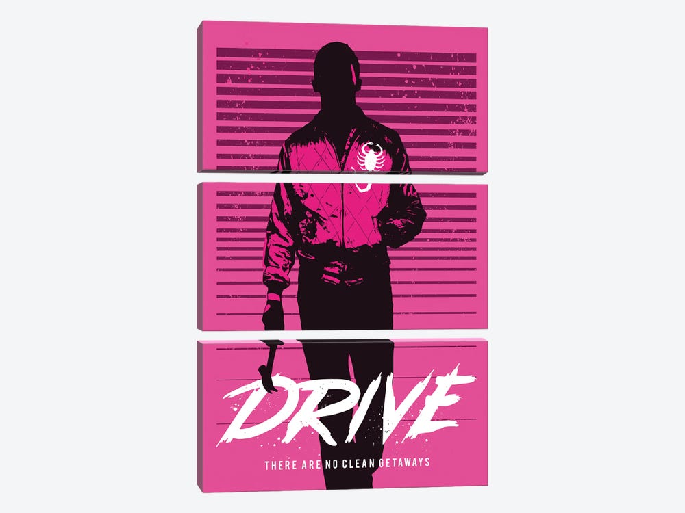 Drive Movie Art by 2Toastdesign 3-piece Canvas Wall Art