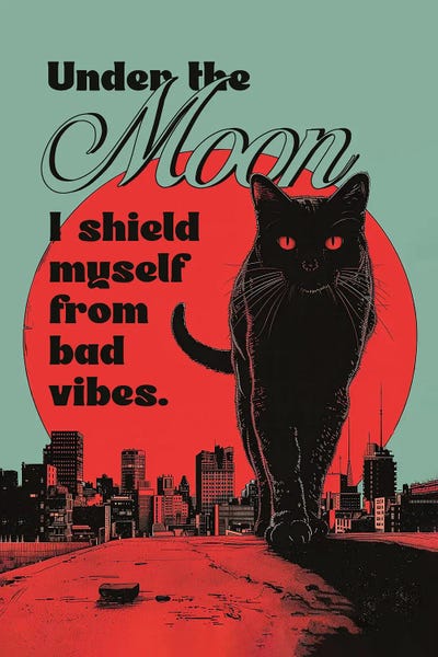 Black Cats: Under The Moon by 2Toastdesign