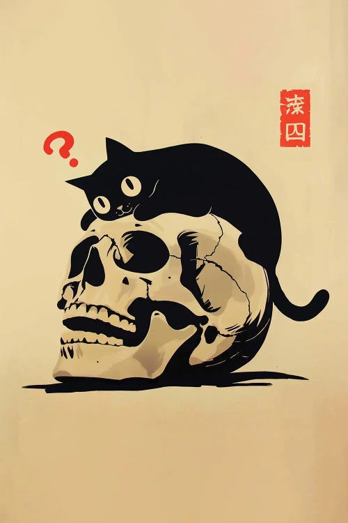 To Meow Ot Not To Meow by 2Toastdesign wall art