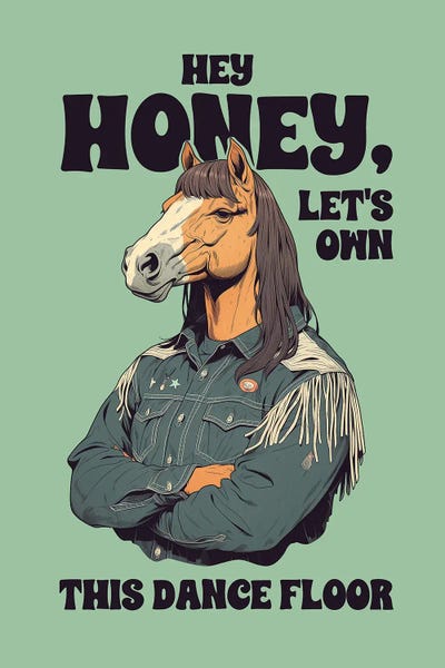 Hey Honey by 2Toastdesign framed wall art