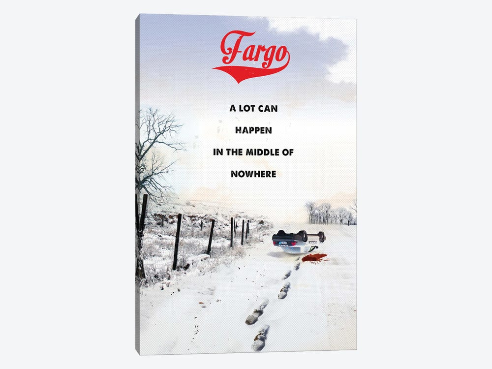 Fargo Travel Movie Art by 2Toastdesign 1-piece Canvas Art Print
