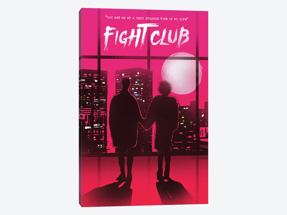 Fight Club Movie Art by 2Toastdesign 1-piece Canvas Print
