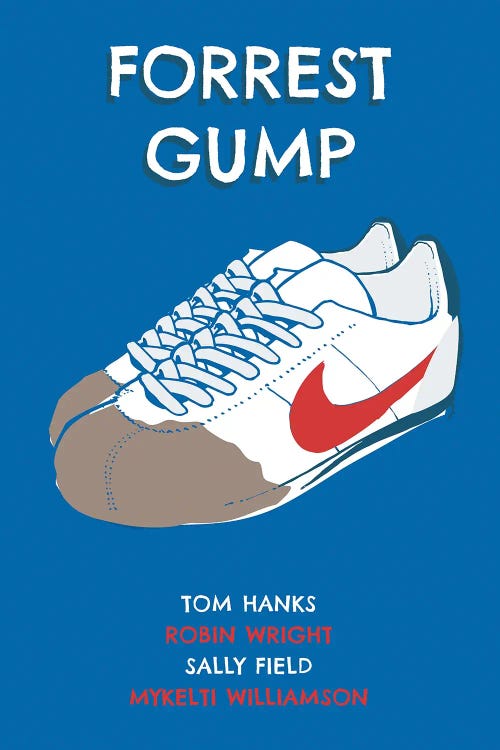 Forrest Gump Sneakers Art