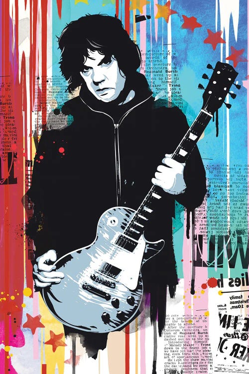 Gary Moore Pop Art