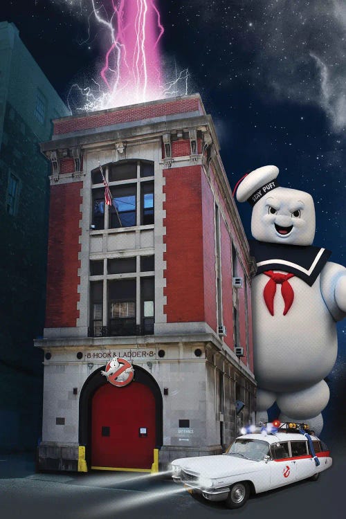 Ghostbusters Travel Movie Art