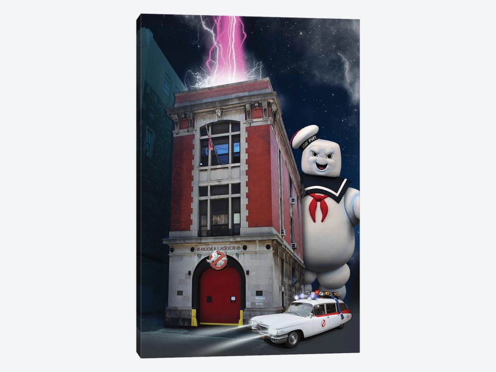 Ghostbusters Travel Movie Art by 2Toastdesign 1-piece Art Print