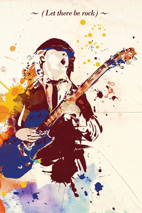 Angus Young Pop Art