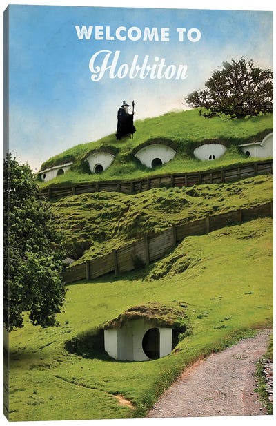 Lord Of The Rings Travel Movie Art Canvas Art Print - 2Toastdesign