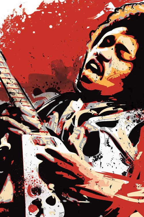 Jimi Hendrix Pop Art