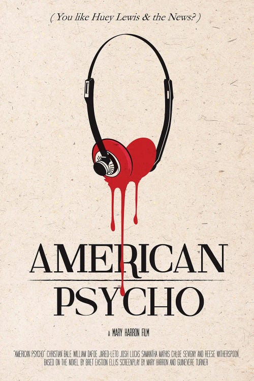 American Psycho Movie Art