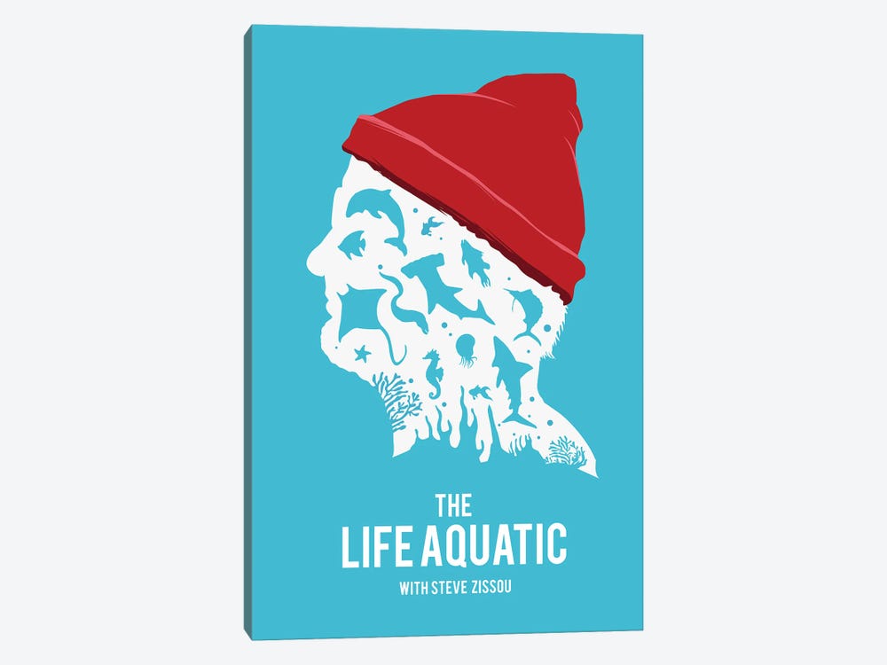 The Life Aquatic Movie Art by 2Toastdesign 1-piece Canvas Print
