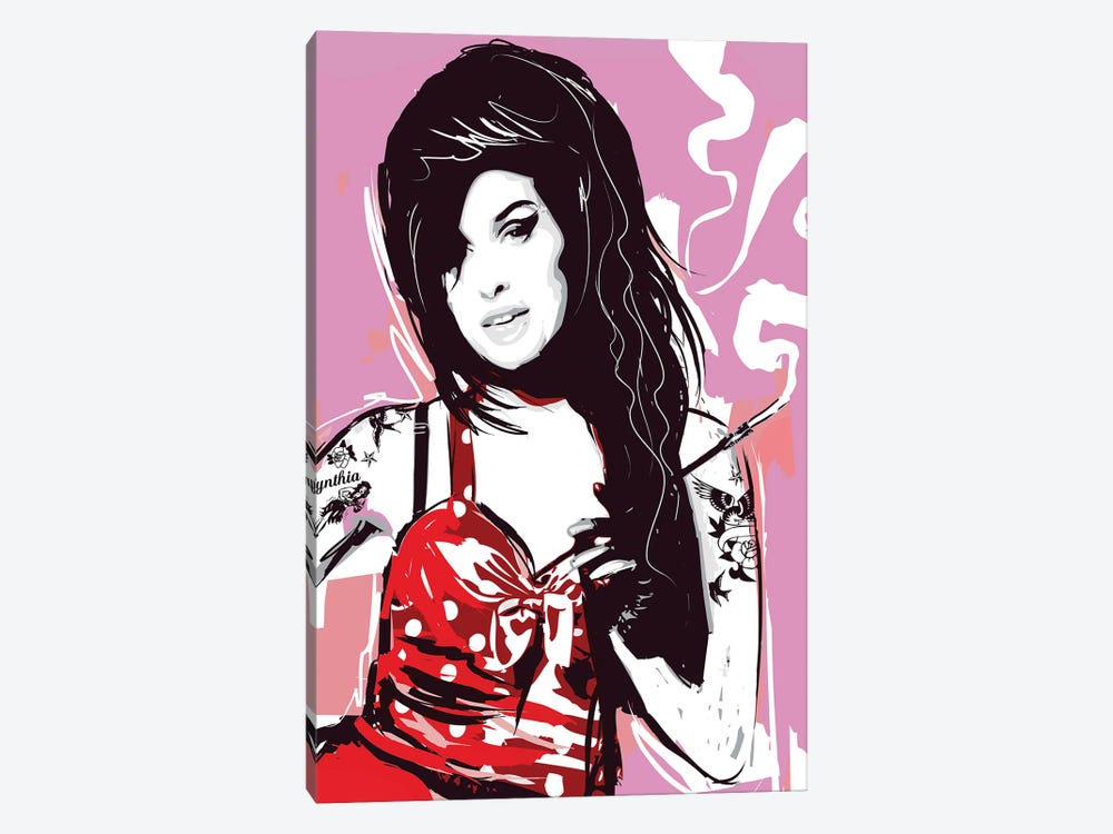 Amy Winehouse Pop Art by 2Toastdesign 1-piece Canvas Art