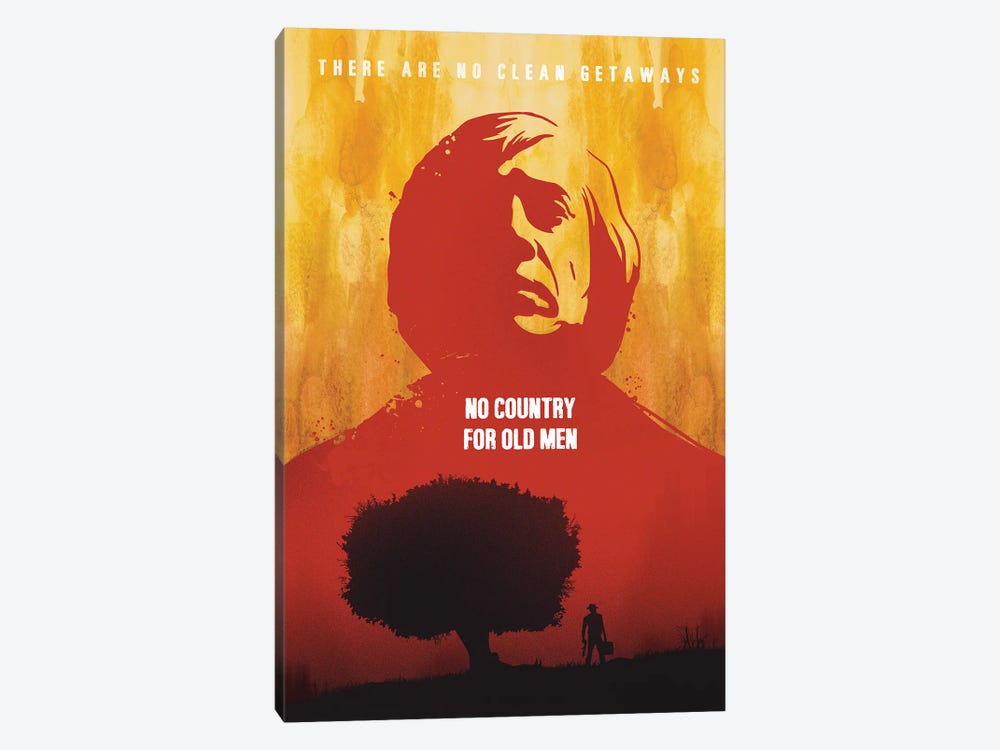 No Country For Old Men Movie Art by 2Toastdesign 1-piece Canvas Print