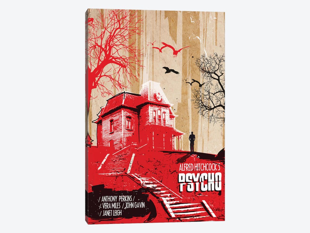 Psycho Movie Art by 2Toastdesign 1-piece Art Print