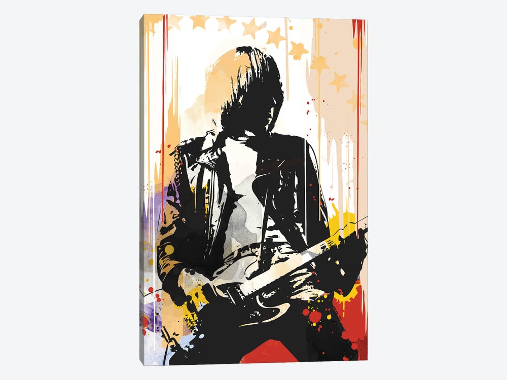 Johnny Ramone Pop Art by 2Toastdesign 1-piece Canvas Art Print