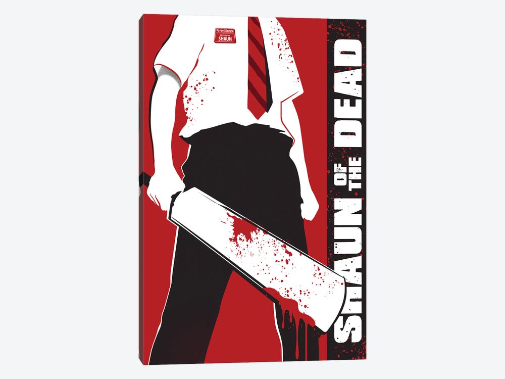 Shaun Of The Dead Movie Art by 2Toastdesign 1-piece Canvas Print
