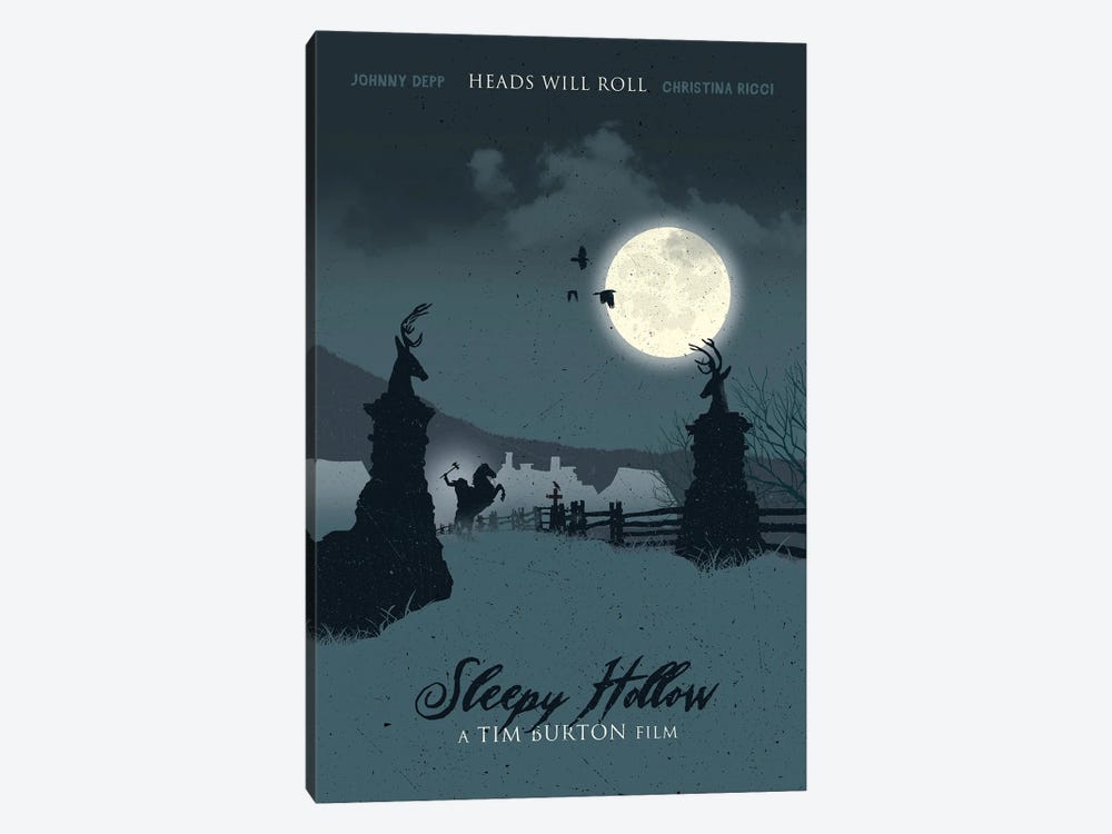 Sleepy Hollow Movie Art by 2Toastdesign 1-piece Canvas Print