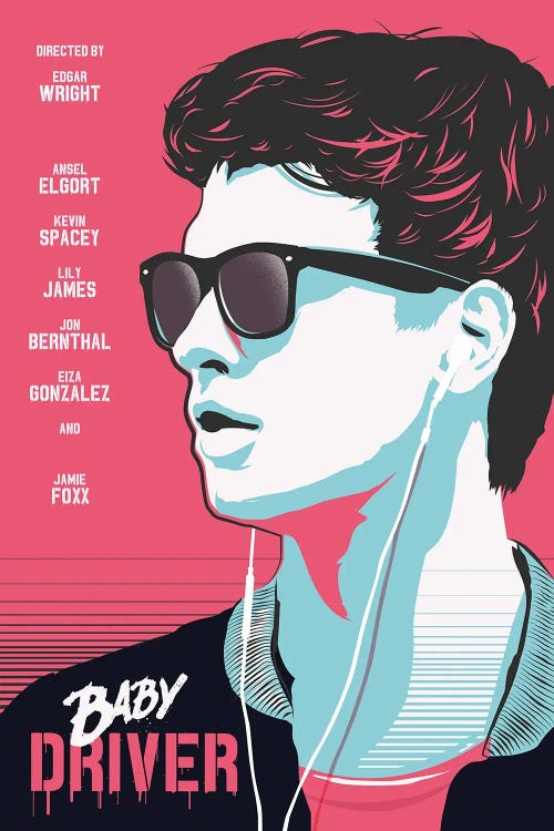 Baby Driver Movie Art