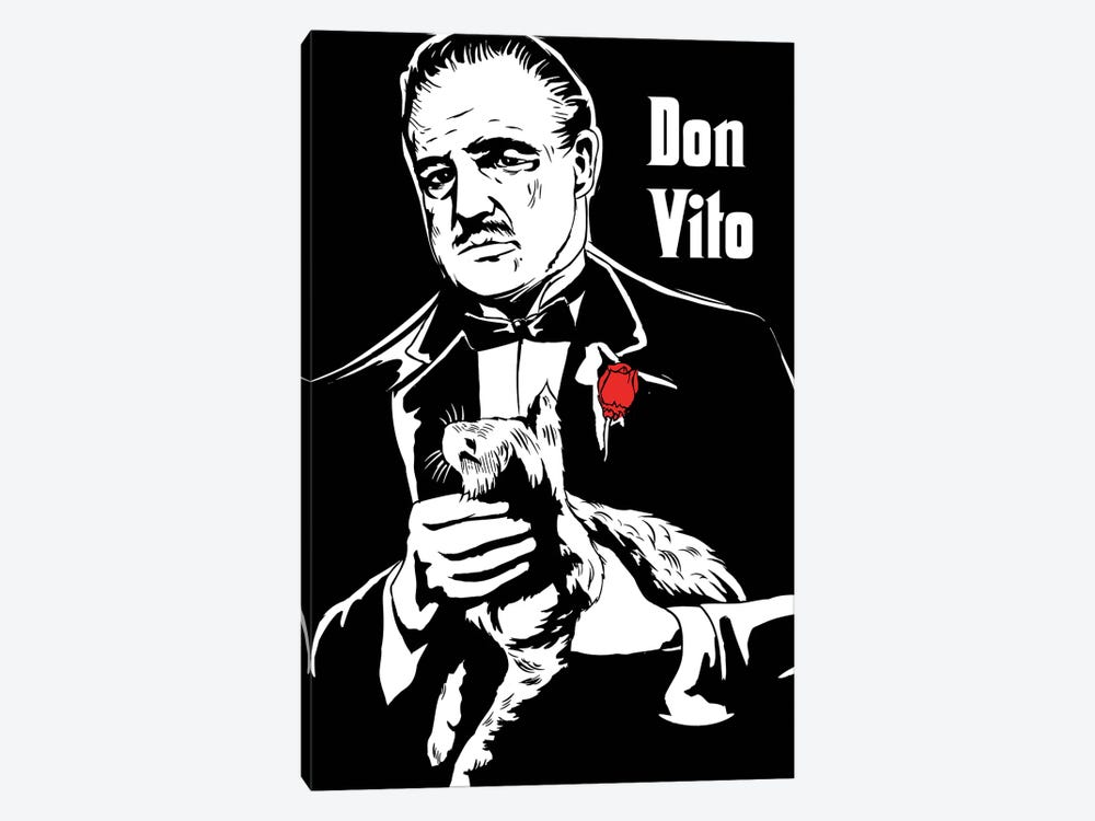 Don Vito The Godfather Art by 2Toastdesign 1-piece Canvas Print